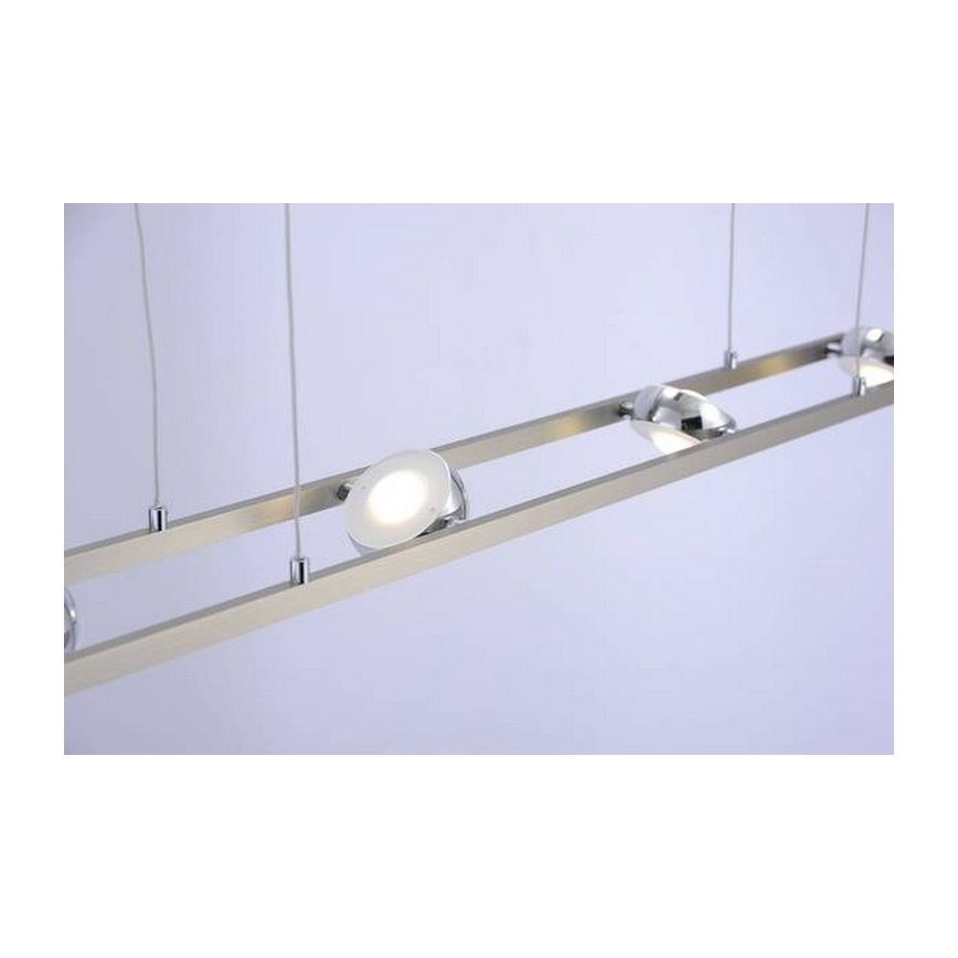 Leuchten Direkt 12470-55 - Lámpara de araña LED RGB regulable en OPTI 8xLED/3W/230V + mando a distancia