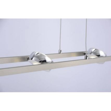 Leuchten Direkt 12470-55 - Lámpara de araña LED RGB regulable en OPTI 8xLED/3W/230V + mando a distancia