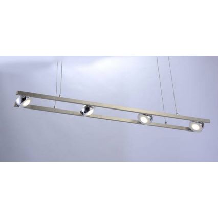 Leuchten Direkt 12470-55 - Lámpara de araña LED RGB regulable en OPTI 8xLED/3W/230V + mando a distancia