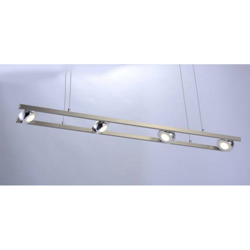Leuchten Direkt 12470-55 - Lámpara de araña LED RGB regulable en OPTI 8xLED/3W/230V + mando a distancia