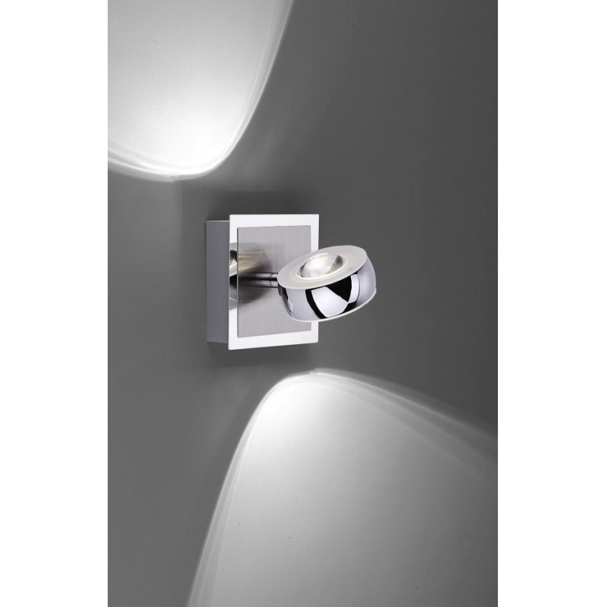 Leuchten Direkt 12471-55 -LED RGBW Foco de pared regulable OPTI LED/6W/230V 2700-5000K + mando a distancia