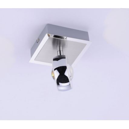 Leuchten Direkt 12471-55 -LED RGBW Foco de pared regulable OPTI LED/6W/230V 2700-5000K + mando a distancia