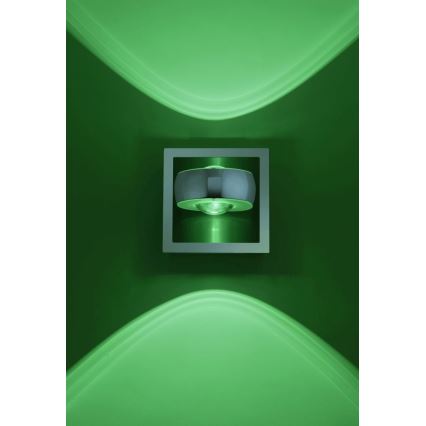 Leuchten Direkt 12471-55 -LED RGBW Foco de pared regulable OPTI LED/6W/230V 2700-5000K + mando a distancia