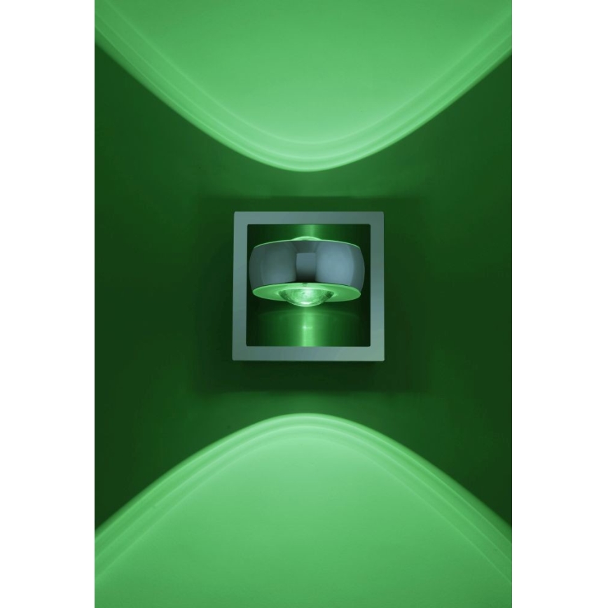 Leuchten Direkt 12471-55 -LED RGBW Foco de pared regulable OPTI LED/6W/230V 2700-5000K + mando a distancia
