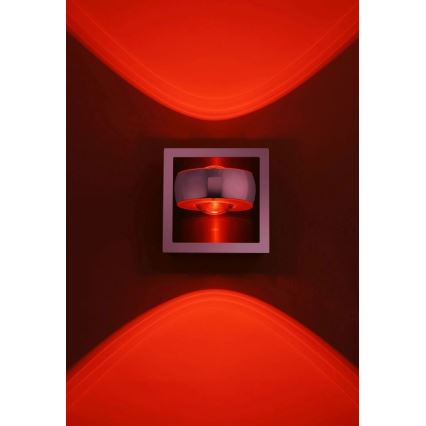 Leuchten Direkt 12471-55 -LED RGBW Foco de pared regulable OPTI LED/6W/230V 2700-5000K + mando a distancia