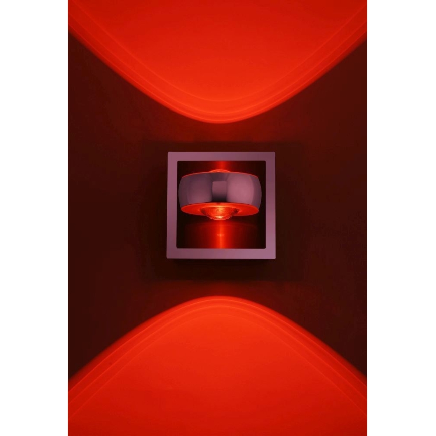 Leuchten Direkt 12471-55 -LED RGBW Foco de pared regulable OPTI LED/6W/230V 2700-5000K + mando a distancia