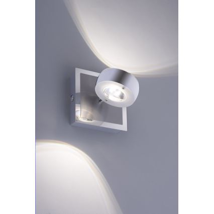 Leuchten Direkt 12471-55 -LED RGBW Foco de pared regulable OPTI LED/6W/230V 2700-5000K + mando a distancia