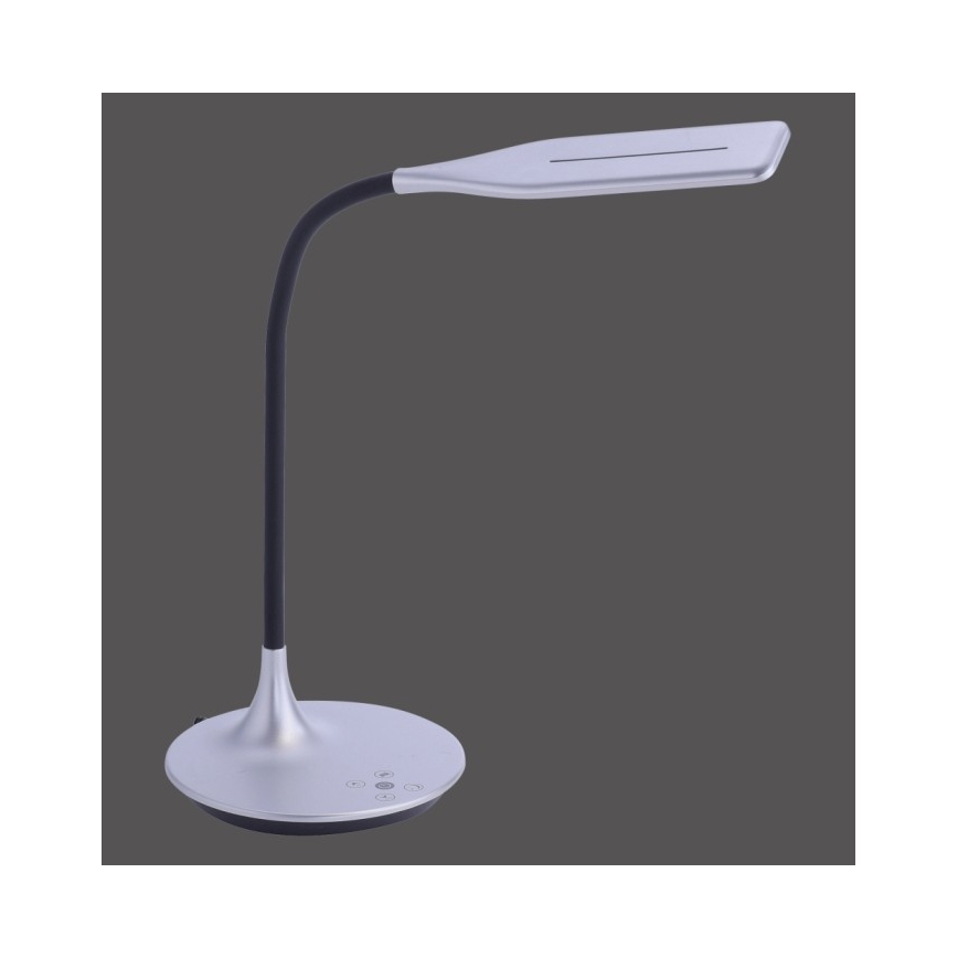 Leuchten Direkt 13061-21 - Lámpara de mesa táctil LED regulable RAFAEL LED/5W/230V 2700-6000K plata