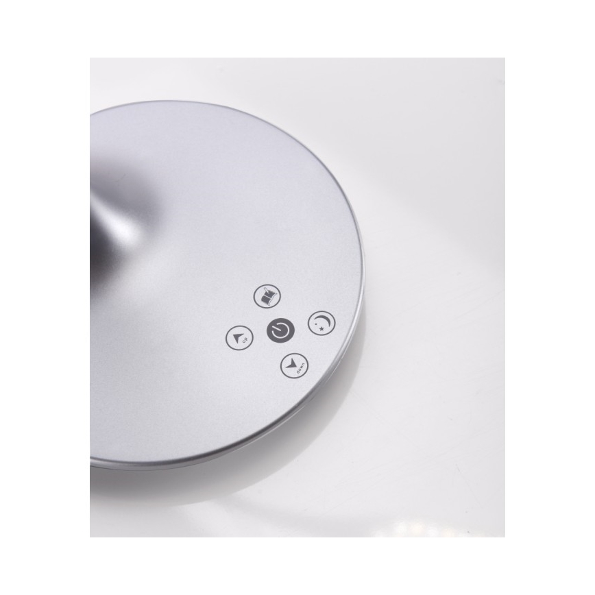 Leuchten Direkt 13061-21 - Lámpara de mesa táctil LED regulable RAFAEL LED/5W/230V 2700-6000K plata
