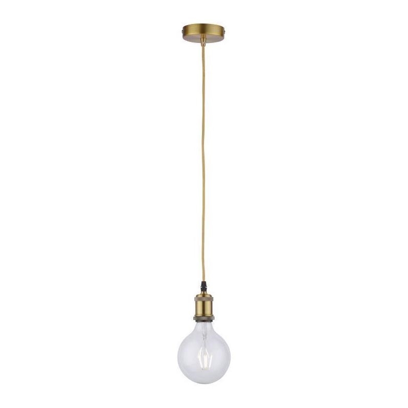 Leuchten Direkt 13570-60 - Lámpara colgante DIY 1xE27/60W/230V latón