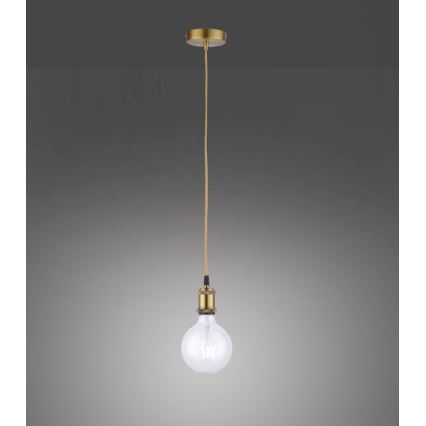 Leuchten Direkt 13570-60 - Lámpara colgante DIY 1xE27/60W/230V latón