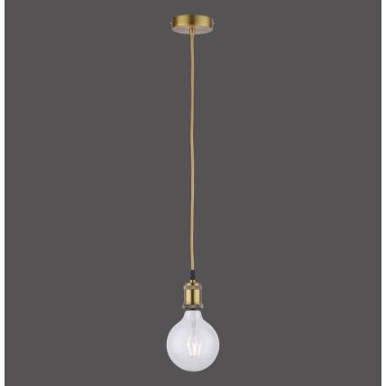 Leuchten Direkt 13570-60 - Lámpara colgante DIY 1xE27/60W/230V latón