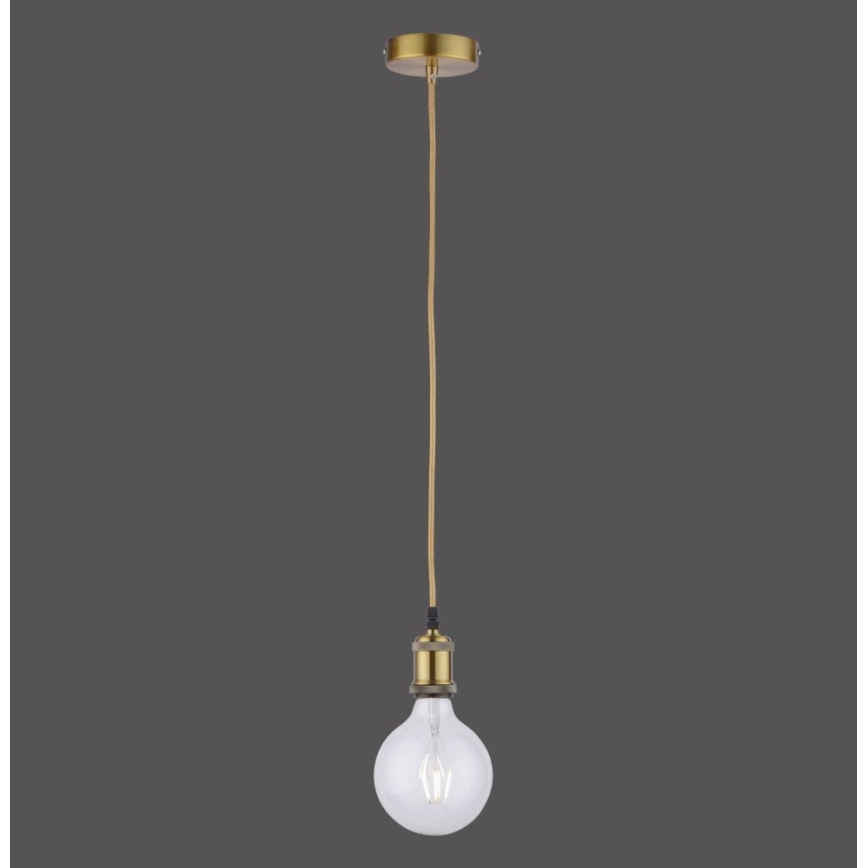 Leuchten Direkt 13570-60 - Lámpara colgante DIY 1xE27/60W/230V latón