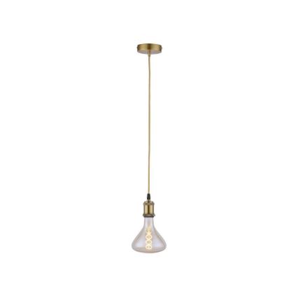 Leuchten Direkt 13570-60 - Lámpara colgante DIY 1xE27/60W/230V latón