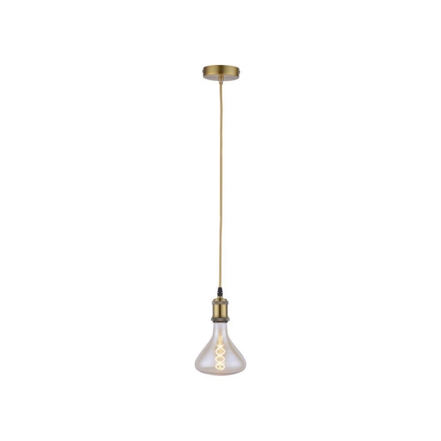 Leuchten Direkt 13570-60 - Lámpara colgante DIY 1xE27/60W/230V latón