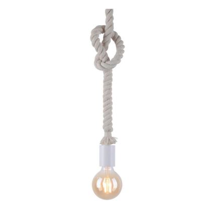 Leuchten Direkt 13572-16 - Lámpara colgante DIY 1xE27/10W/230V blanco