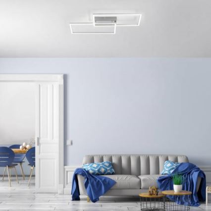 Leuchten Direkt 14018-55 - LED Lámpara de techo regulable IVEN 2xLED/15W/230V + CR