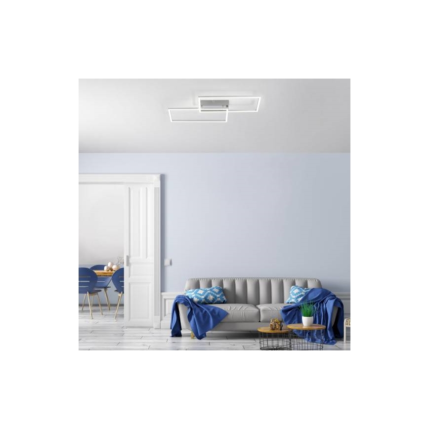Leuchten Direkt 14018-55 - LED Lámpara de techo regulable IVEN 2xLED/15W/230V + CR