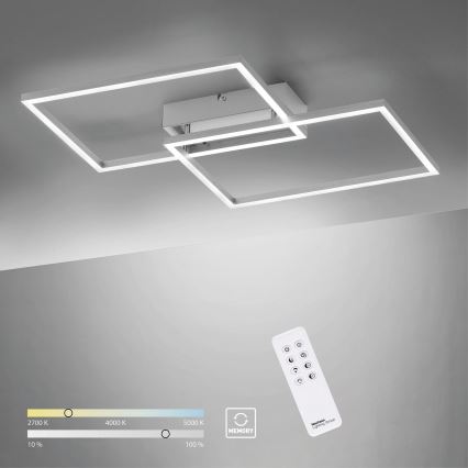 Leuchten Direkt 14018-55 - LED Lámpara de techo regulable IVEN 2xLED/15W/230V + CR