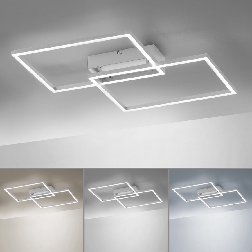 Leuchten Direkt 14018-55 - LED Lámpara de techo regulable IVEN 2xLED/15W/230V + CR