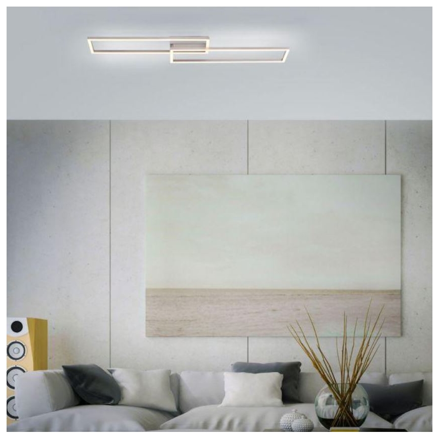 Leuchten Direkt 14023-55 - Lámpara de techo LED regulable IVEN 2xLED/15,1W/230V