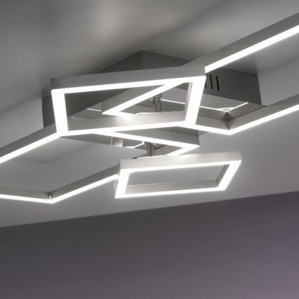 Leuchten Direkt 14030-55 - Lámpara de suspensión LED IVEN 2xLED/12W/230V + 2xLED/5,5W