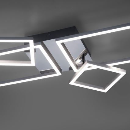 Leuchten Direkt 14030-55 - Lámpara de suspensión LED IVEN 2xLED/12W/230V + 2xLED/5,5W