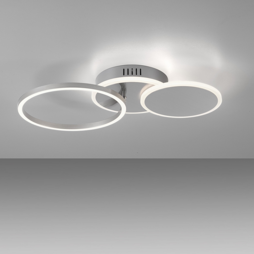 Leuchten Direkt 14116-55 - Plafón LED SEVENT LED/25,5W/230V cromo mate