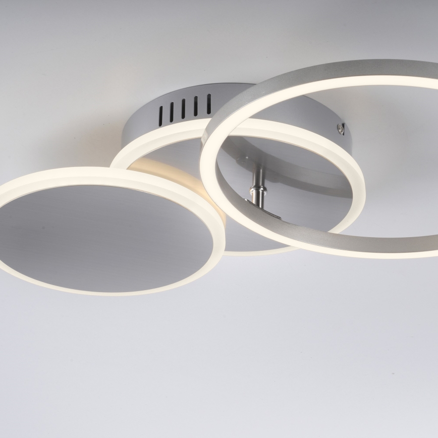 Leuchten Direkt 14116-55 - Plafón LED SEVENT LED/25,5W/230V cromo mate