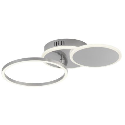 Leuchten Direkt 14116-55 - Plafón LED SEVENT LED/25,5W/230V cromo mate