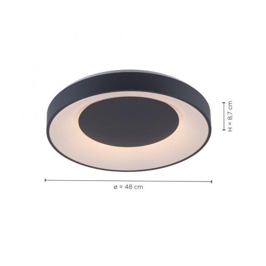 Leuchten Direkt 14346-18 -LED RGB Plafón regulable ANIKA LED/26,5W/230V Tuya 2700-5000K + mando a distancia