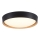 Leuchten Direkt 1434718 - Plafón LED regulable EMILIA 28,8W/230V negro