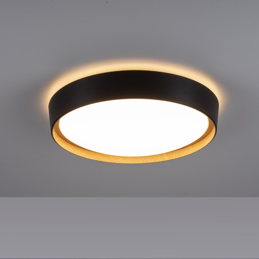 Leuchten Direkt 1434718 - Plafón LED regulable EMILIA 28,8W/230V negro