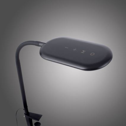 Leuchten Direkt 14404-18 - Lámpara de mesa LED regulable con clip KELLY LED/7W/230V 3000/4000/6000K
