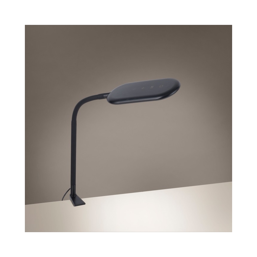 Leuchten Direkt 14404-18 - Lámpara de mesa LED regulable con clip KELLY LED/7W/230V 3000/4000/6000K
