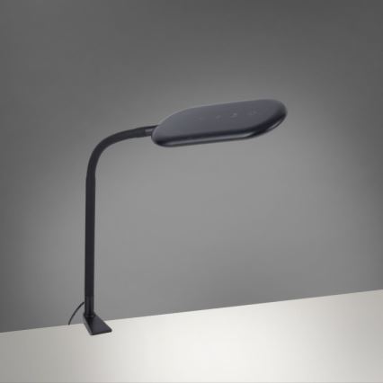 Leuchten Direkt 14404-18 - Lámpara de mesa LED regulable con clip KELLY LED/7W/230V 3000/4000/6000K