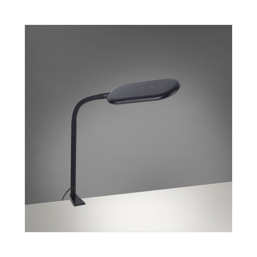 Leuchten Direkt 14404-18 - Lámpara de mesa LED regulable con clip KELLY LED/7W/230V 3000/4000/6000K