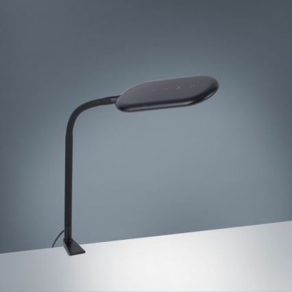 Leuchten Direkt 14404-18 - Lámpara de mesa LED regulable con clip KELLY LED/7W/230V 3000/4000/6000K