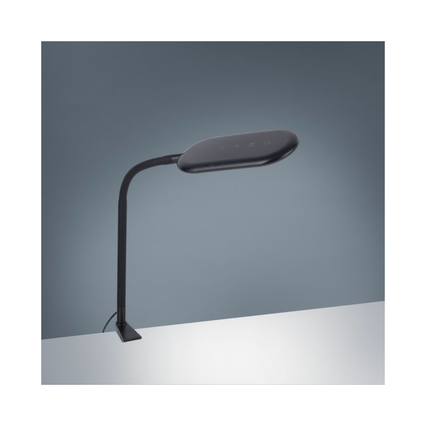 Leuchten Direkt 14404-18 - Lámpara de mesa LED regulable con clip KELLY LED/7W/230V 3000/4000/6000K