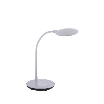 Leuchten Direkt 14416-16 - Lámpara de mesa LED regulable con carga inalámbrica ASTRID LED/5W/230V 3000/4000/5500K + USB