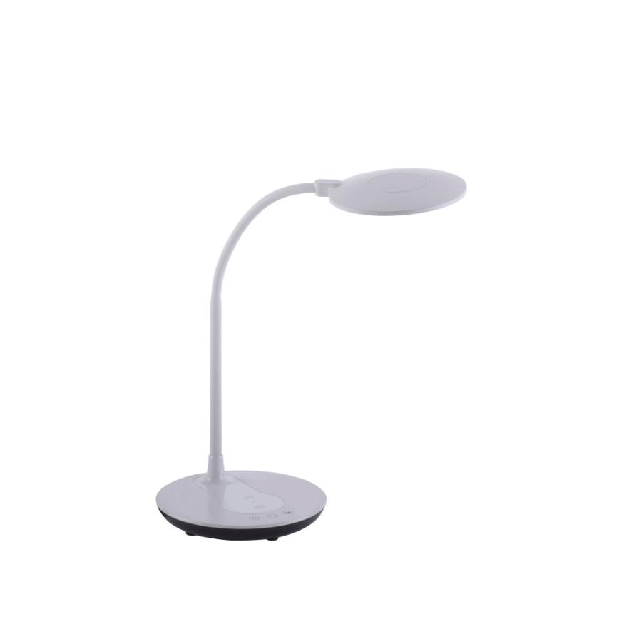 Leuchten Direkt 14416-16 - Lámpara de mesa LED regulable con carga inalámbrica ASTRID LED/5W/230V 3000/4000/5500K + USB