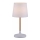 Leuchten Direkt 14423-16 - Lámpara de mesa NIMA 1xE14/40W/230V blanco