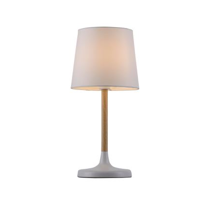 Leuchten Direkt 14423-16 - Lámpara de mesa NIMA 1xE14/40W/230V blanco