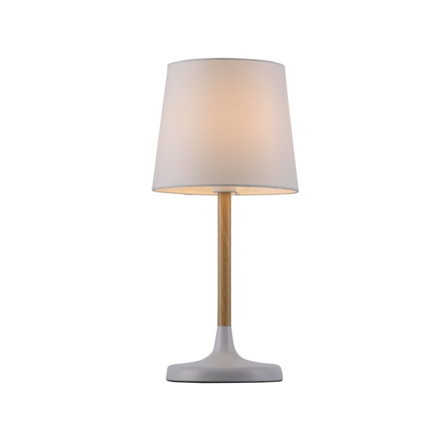 Leuchten Direkt 14423-16 - Lámpara de mesa NIMA 1xE14/40W/230V blanco