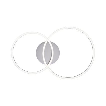 Leuchten Direkt 14537-55 - LED Plafón regulable IVANKA LED/14W/230V + LED/12W