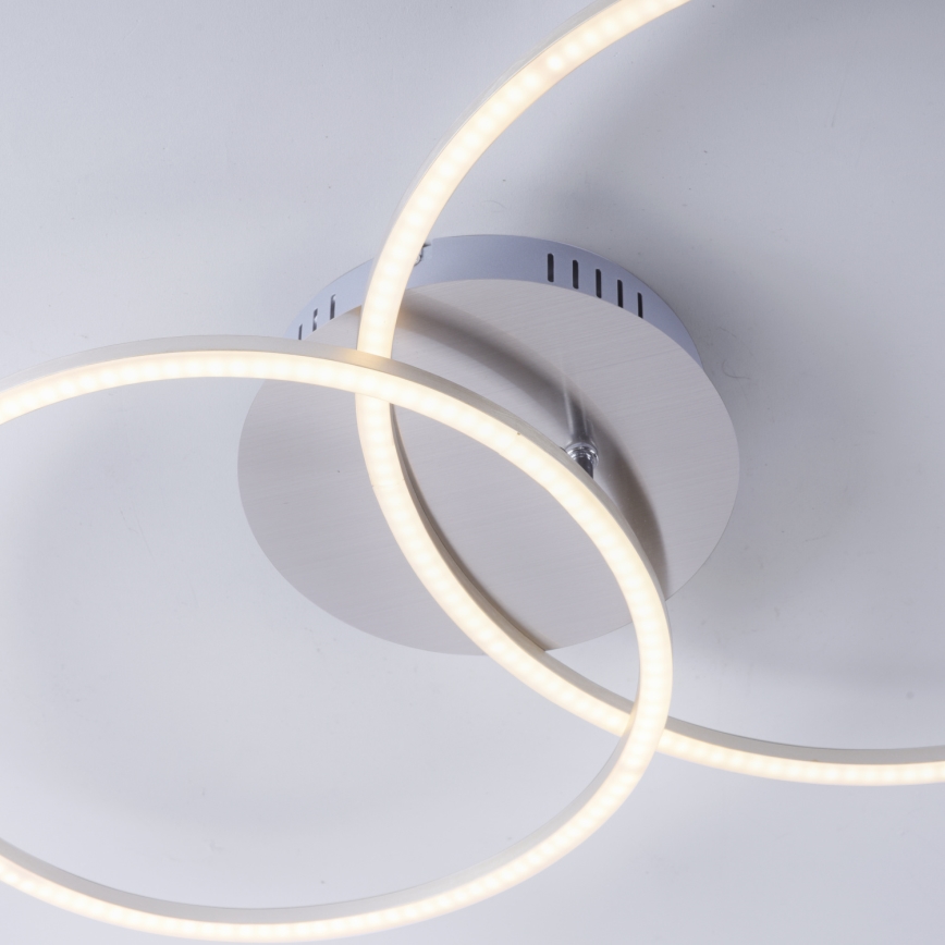 Leuchten Direkt 14537-55 - LED Plafón regulable IVANKA LED/14W/230V + LED/12W