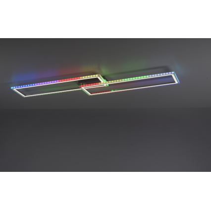 Leuchten Direkt 14635-55 - Lámpara de techo LED RGB regulable FELIX LED/34,5W/230V con mando a distancia