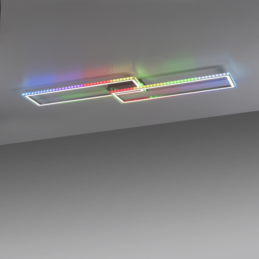 Leuchten Direkt 14635-55 - Lámpara de techo LED RGB regulable FELIX LED/34,5W/230V con mando a distancia