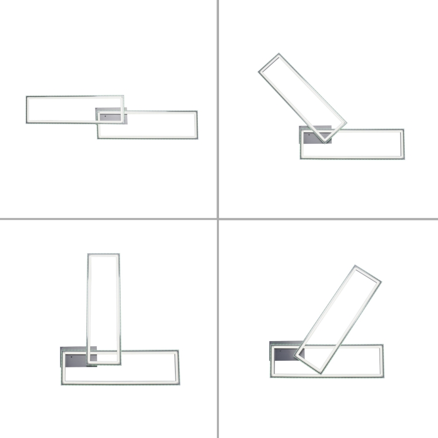 Leuchten Direkt 14635-55 - Lámpara de techo LED RGB regulable FELIX LED/34,5W/230V con mando a distancia