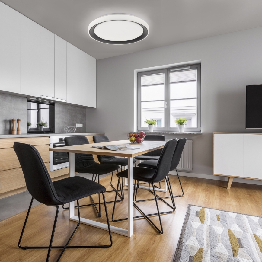 Leuchten Direkt 14659-18 - LED RGB Plafón regulable LOLA LED/24W/230V Tuya + control remoto